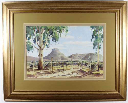 Nils Andersen - Karoo landscape - A stunning painting!! Bid now!! *Free courier!
