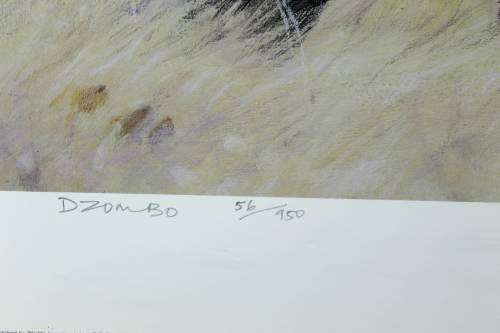 Paul Bosman - Dzombo - Limited edition print - A true classic piece!! Bid now!