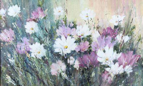 Kosmos - A beautiful oil painting! - Low price!! Bid now!