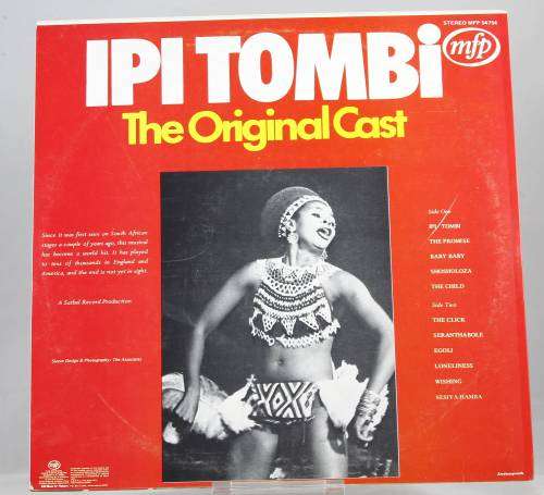 Ipi Tombi - The original cast - LP - A treasure from 1975! - Bid now!!