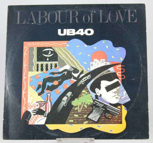 UB40 - UB40/Labour of love/Geffery Morgan - 3 LP's - Treasures from 1980 to 1984 - Bid now!!