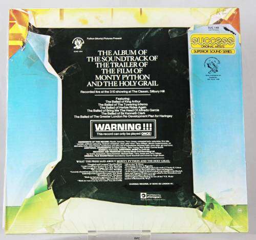 Monty Python's - Contractual obligation & Holy grail - 2 LP's - Treasures from 1980  - Bid now!!