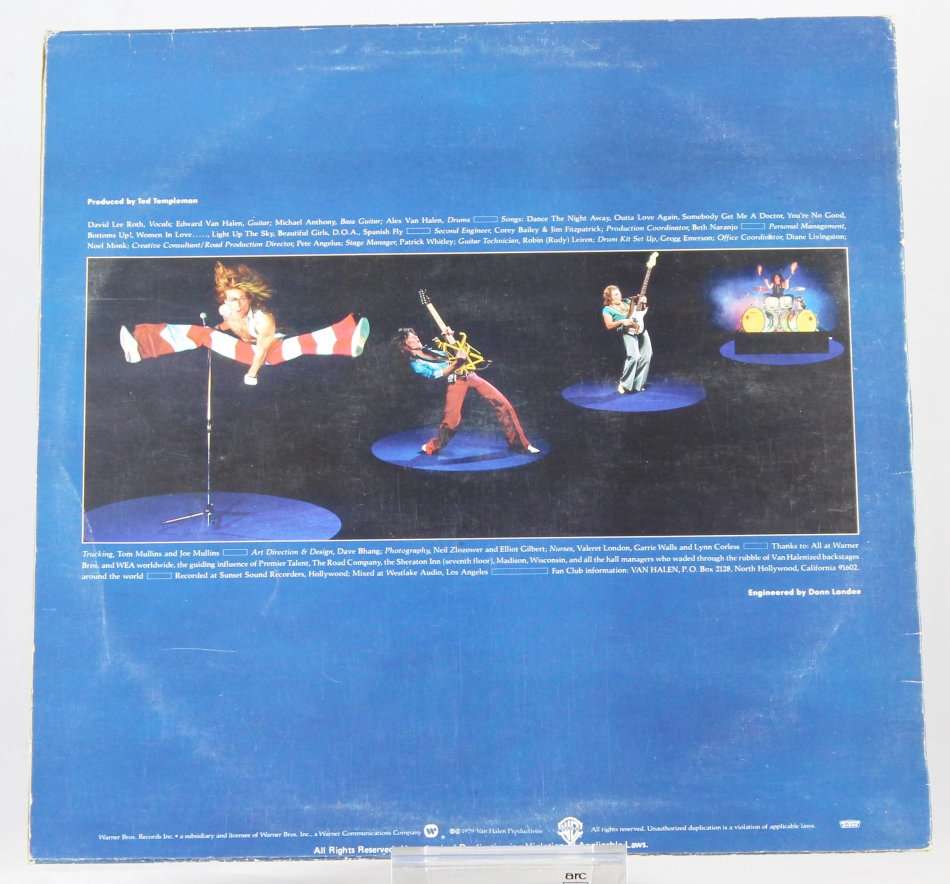 Van Halen - Van Halen/Woman and children first/OU812 - Treasures from 1979 to 1988 - Bid now!!