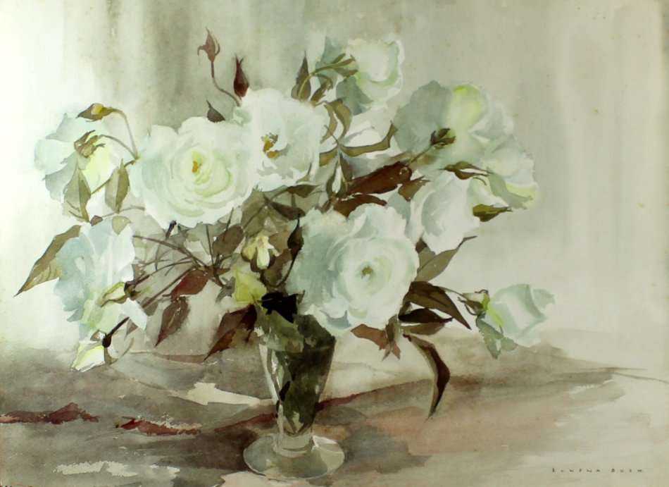 Rowena Bush - Still life - Magnificent frame! - A beautiful painting! - Bid now!!