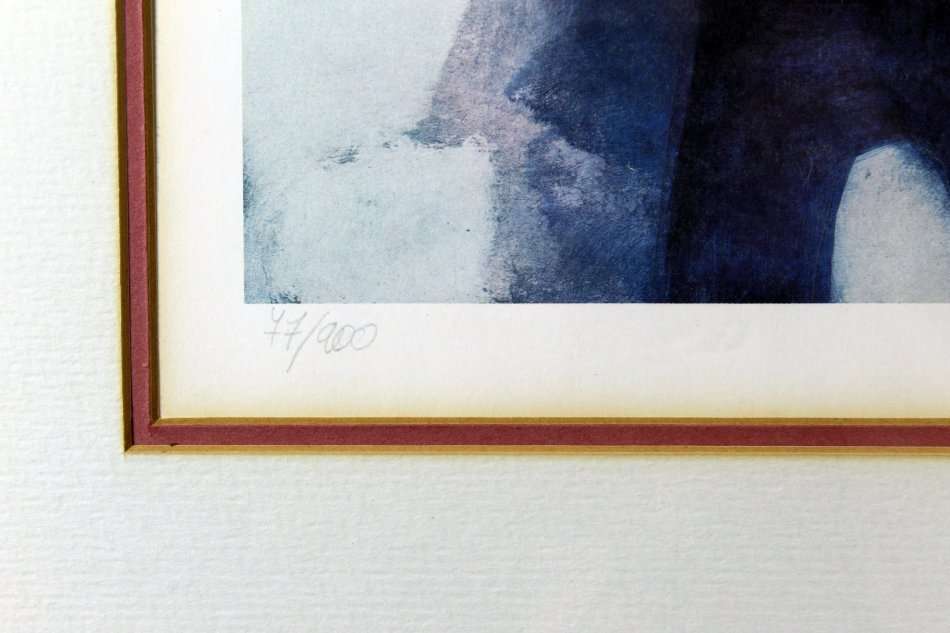 Rosina Wachtmeister - Harlequin - A beautiful mixed media, signed and editioned! - Bid now!!