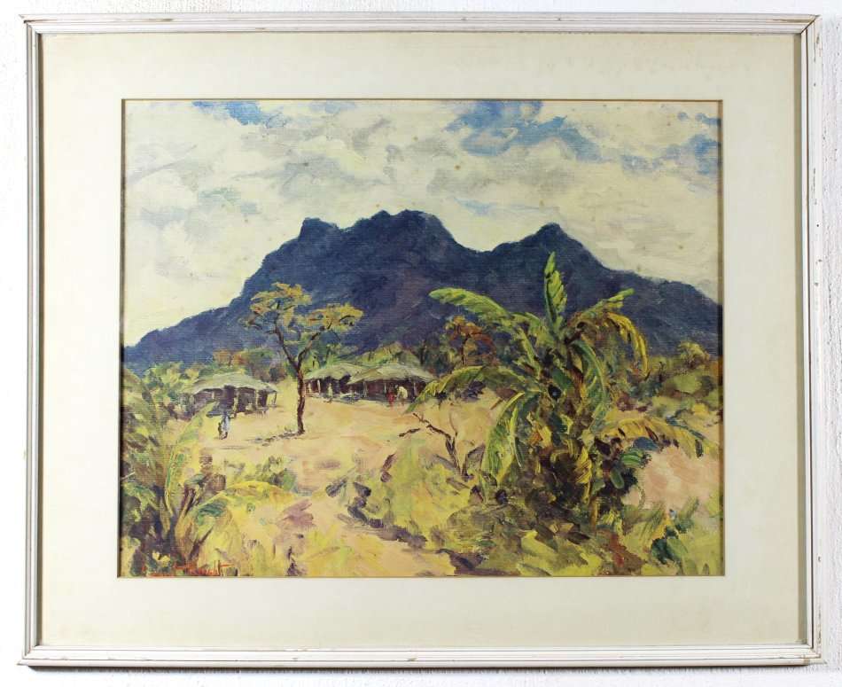 Ernest Knight - Mount Zomba, Nyasaland - A beautiful little work! - Bid now!!