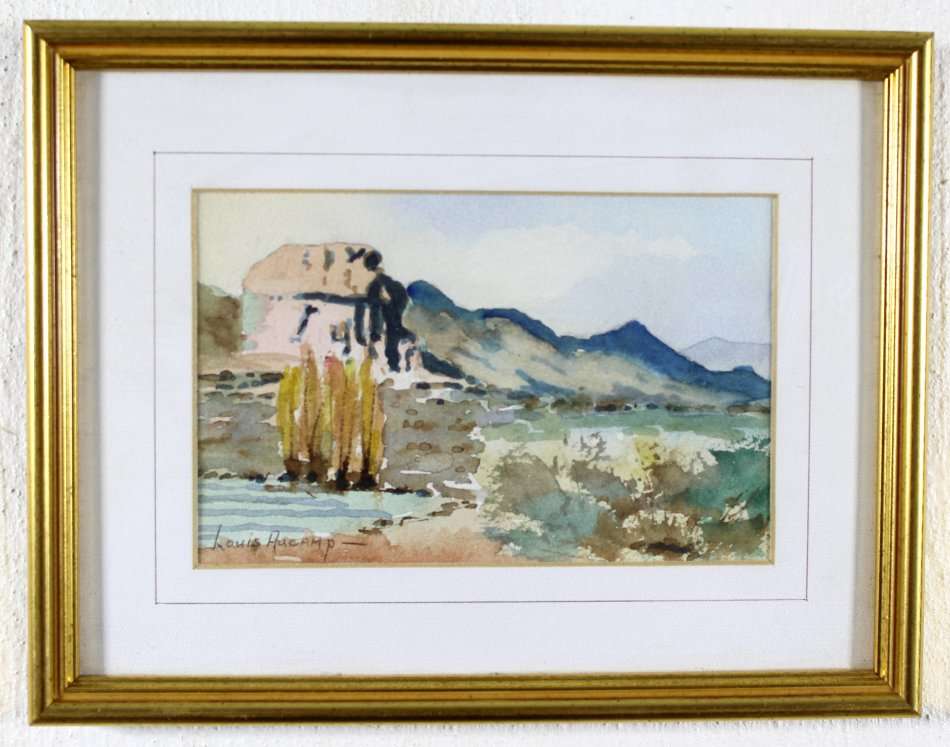 Louis Aucamp - Landscape - A beautiful little treasure! - Bid now!!