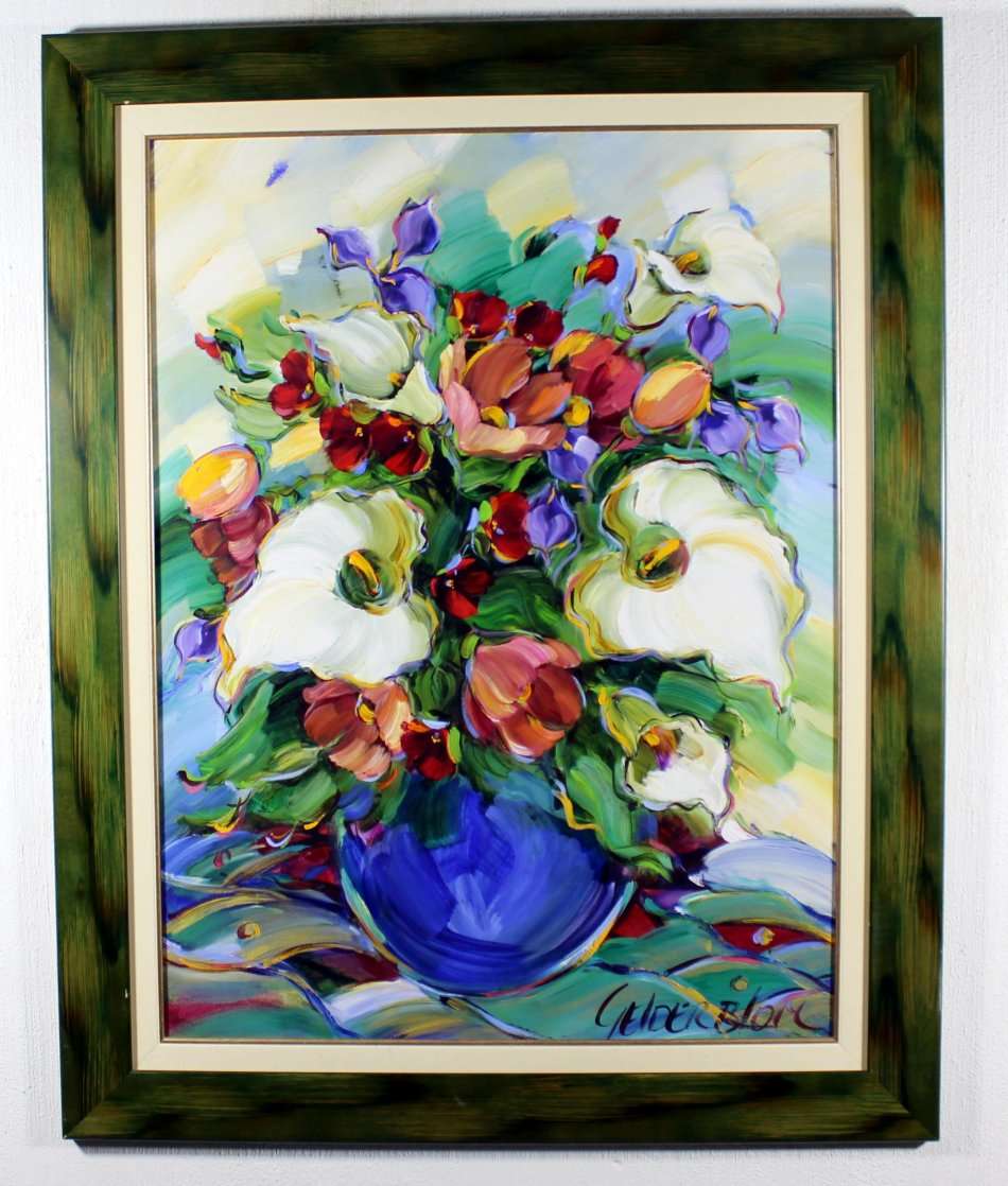 Gelderblom - Still life flowers - A stunjing painting! - Bid now! *Free courier!