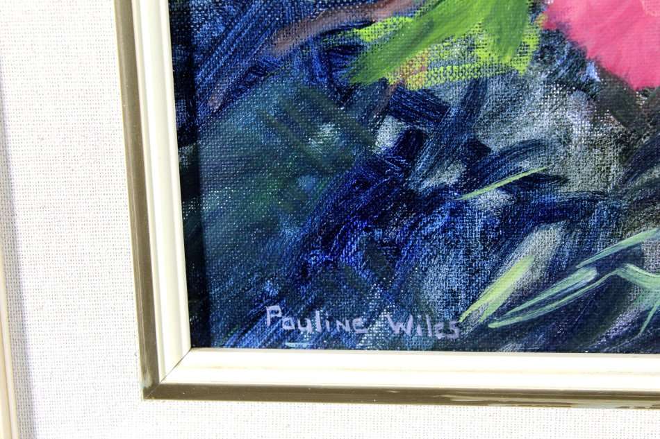 Pauline Wiles - Still life flowers - A stunner at a giveaway price, bid now!!