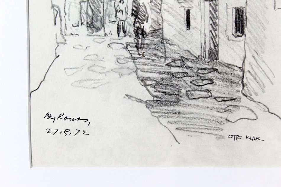 Otto Klar - Mykonos - 1972 - Investment art! Bid now! *Free courier!