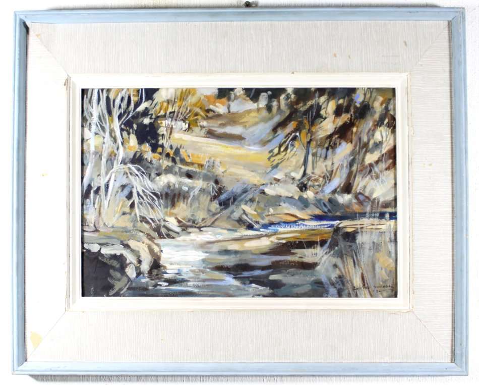 Eustace Gunderson - River scene - A beautiful work!!