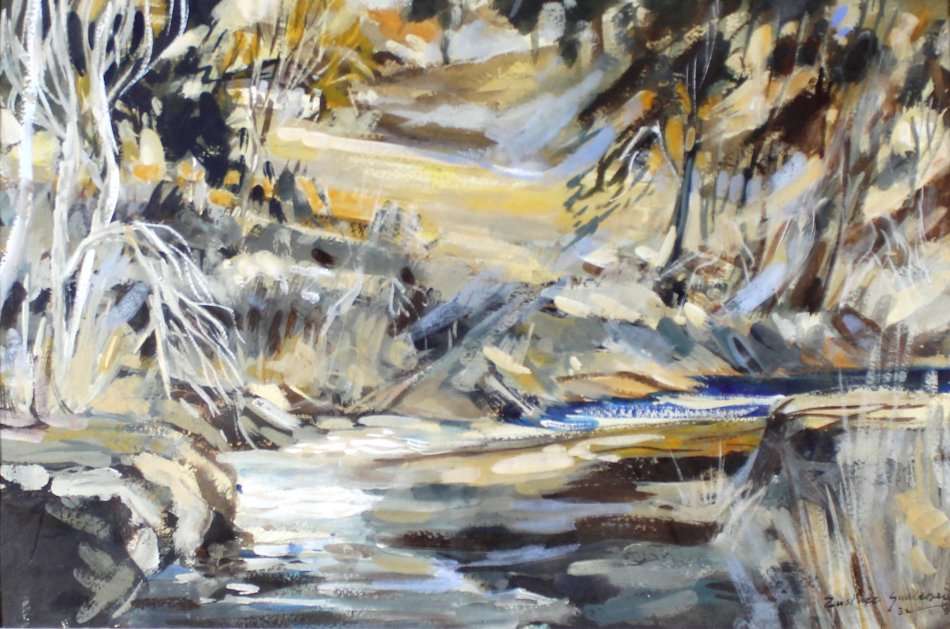 Eustace Gunderson - River scene - A beautiful work!!