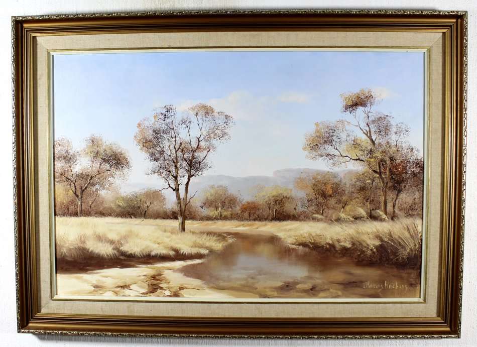 Thomas Hacking - River in a Landscape - Stunning!! - Bid now!