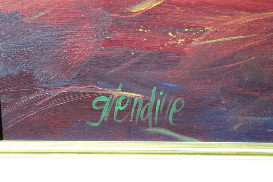 Glendine - Windmill in a landscape - Stunning - Large 99cm x 43cm Bid now!!