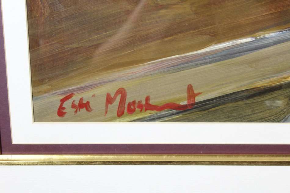 Este Mostert - Mother and child relaxing - Stunning! - 98cm x 58cm - Bid now!!