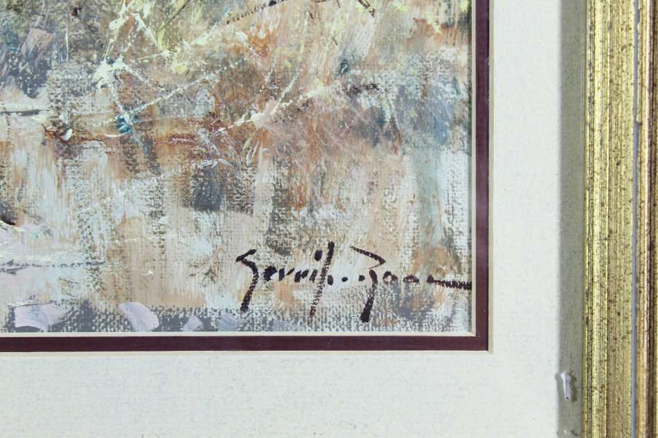 Gerrit Roon - Tree in a landscape - Beautiful art! - Bid now!!