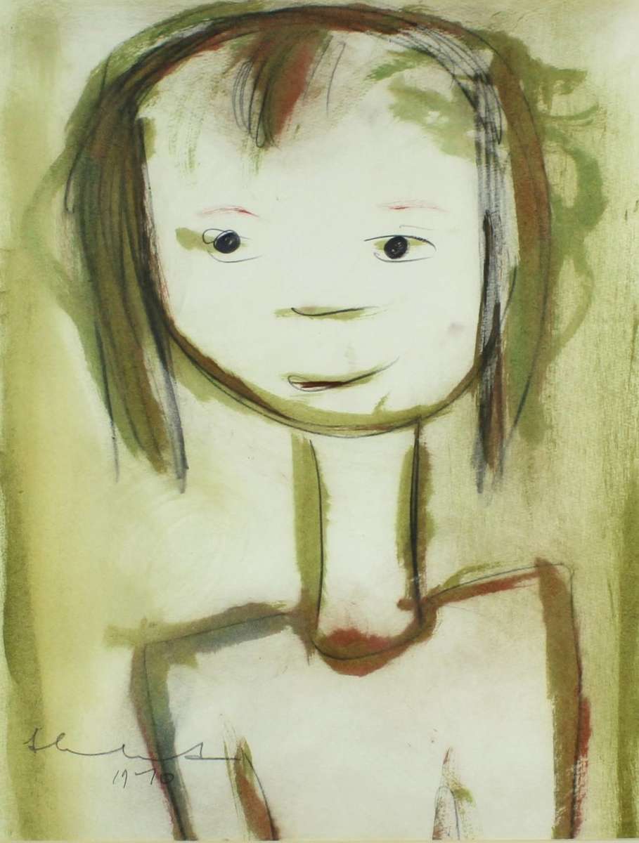 Frans Claerhout - Abstract figure - Early work - Investment art! - Bid now!!