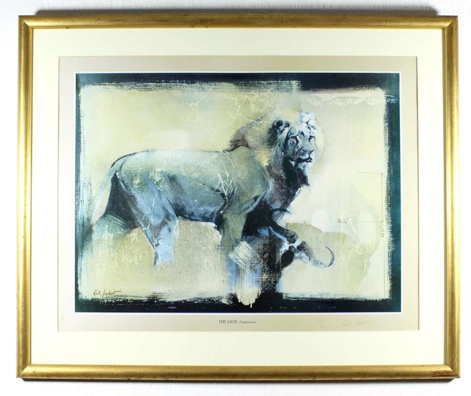 Keith Joubert - Limited edition lithoprint - The Lion - Offered at a low price! Bid now!