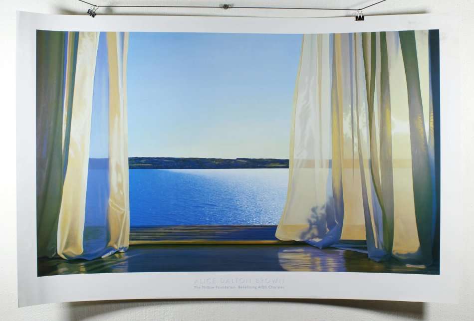 Poster - Alice Dalton Brown - McGaw Foundation - Beautiful! - Bid now!!