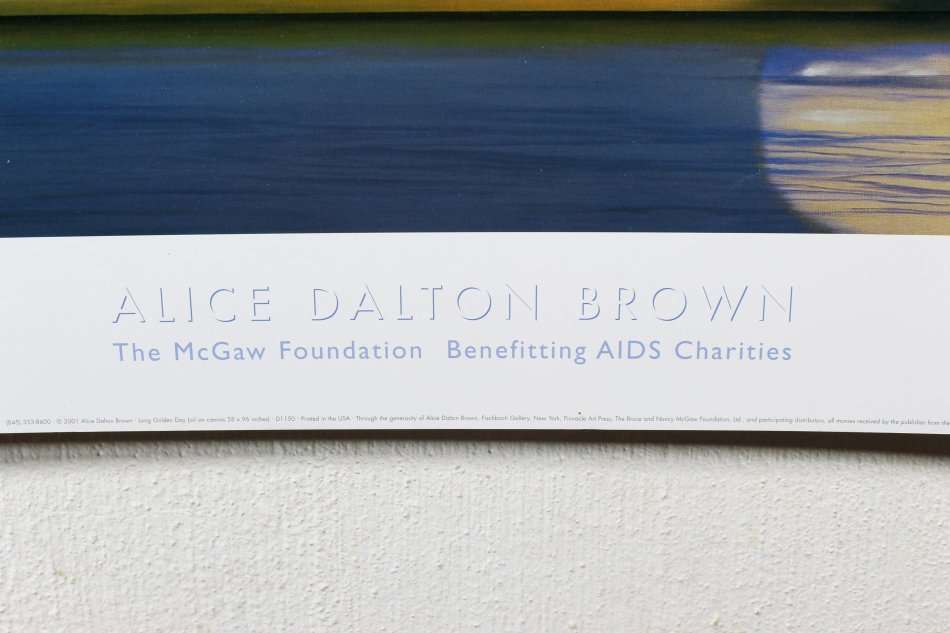 Poster - Alice Dalton Brown - McGaw Foundation - Beautiful! - Bid now!!