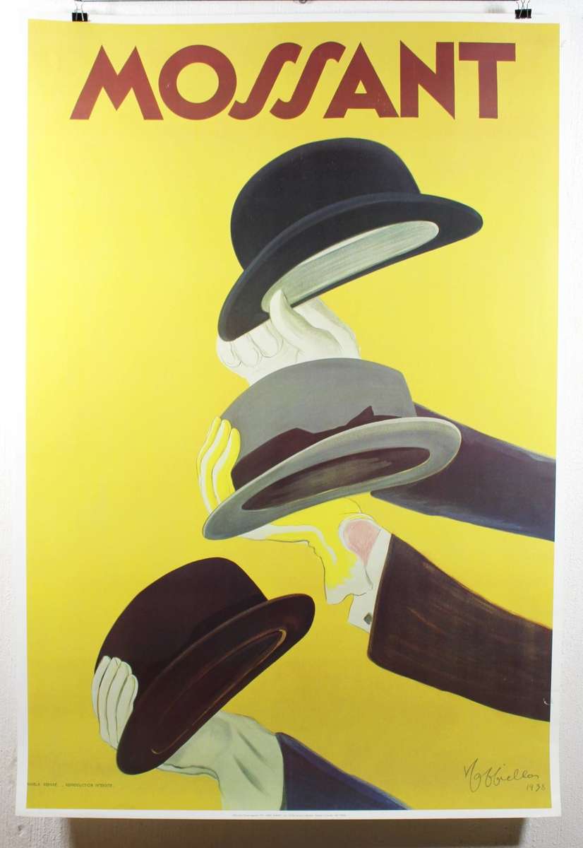 Poster - Naffiellon - Mossant - Beautiful! - Bid now!!