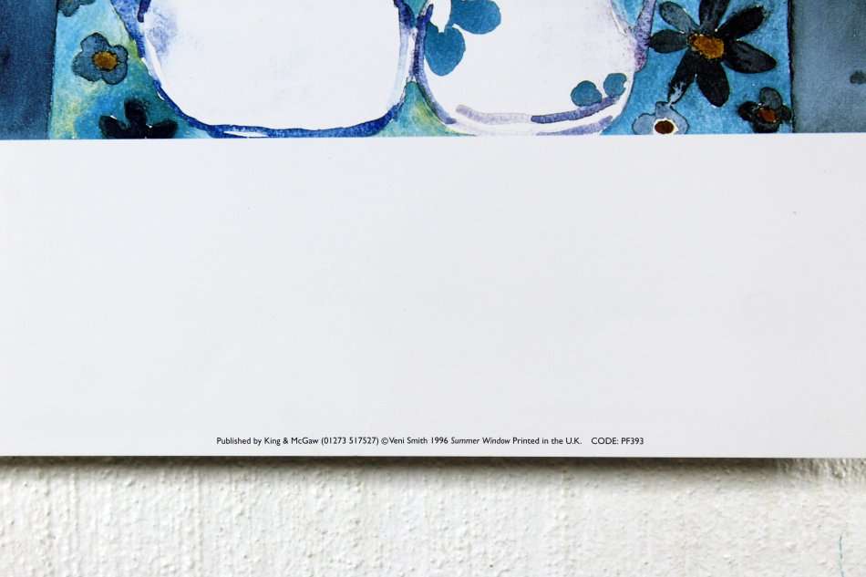 Poster - Veni Smith - Still life - Beautiful! - Bid now!!