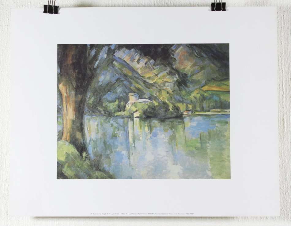 Poster - Paul Cezanne - The Lac D`annecy - Beautiful! - Bid now!!