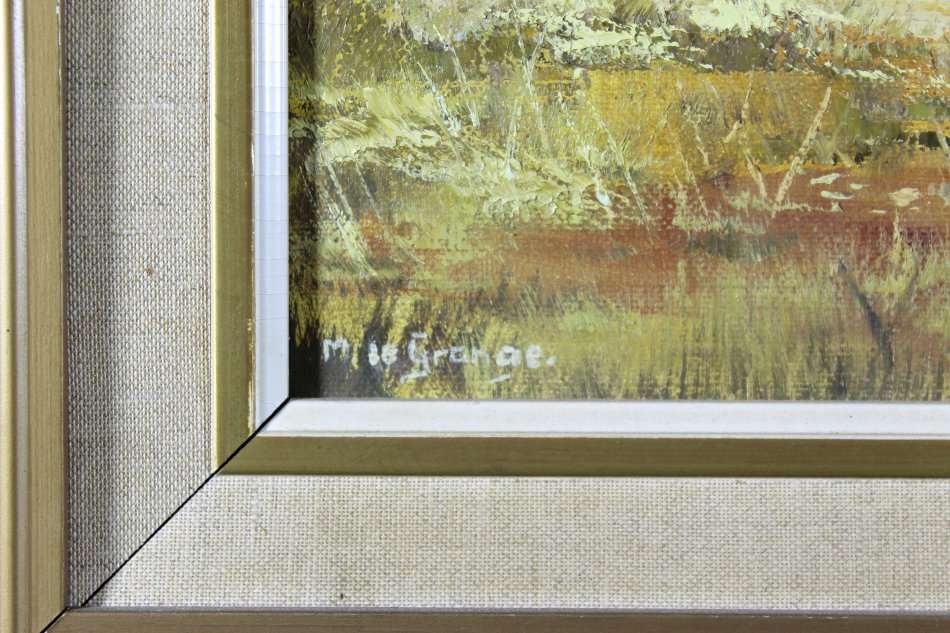 M le Grange - River in a landscape -  A beautiful painting!! Bid now!!