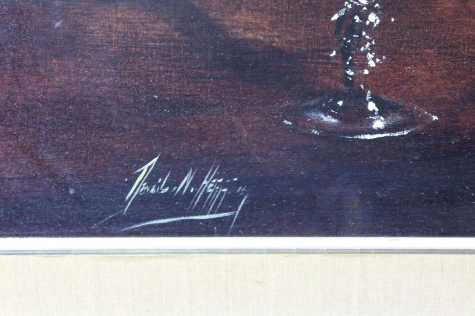 Denzil Herring - Stunning still life! 100cm x 75cm - A signature piece of art!! Bid now!!