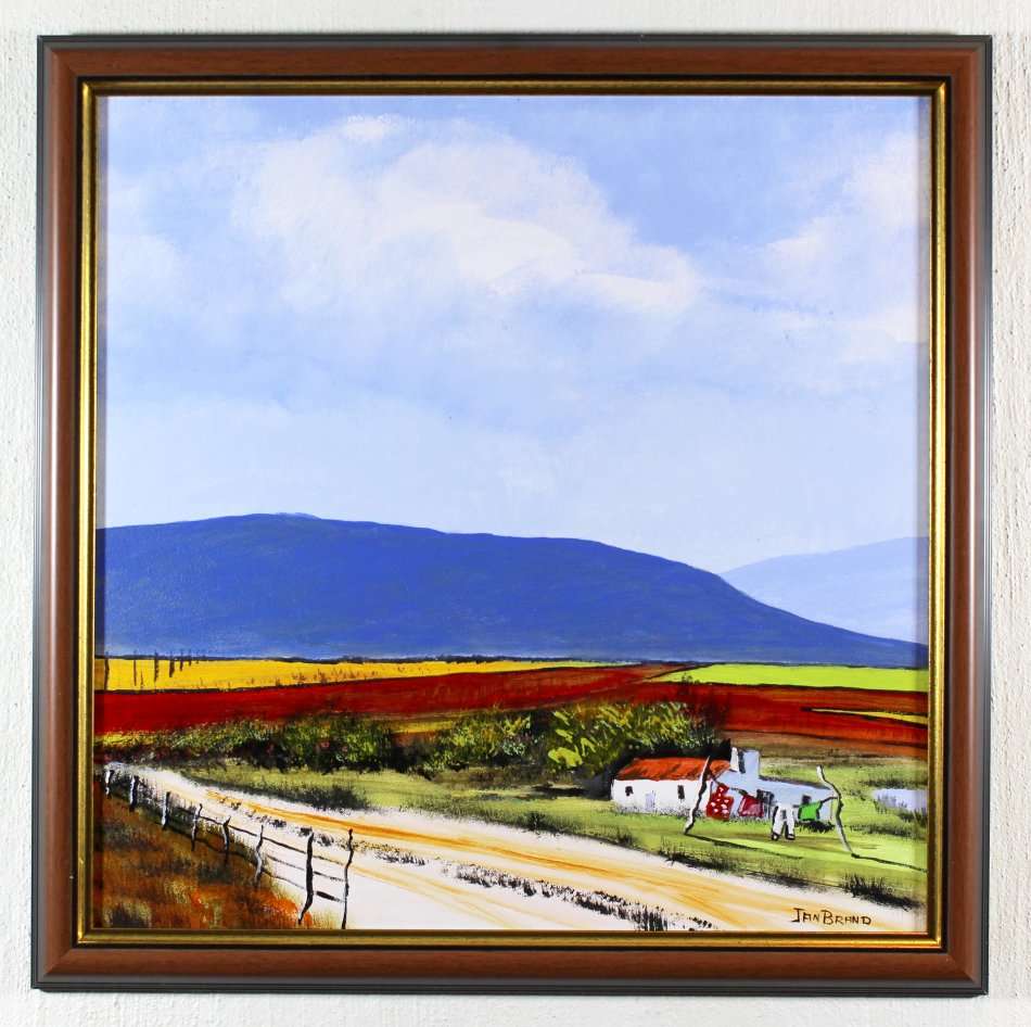 Jan Brand - Dirt road to the farm lands - Magnificent art!! - Bid now!