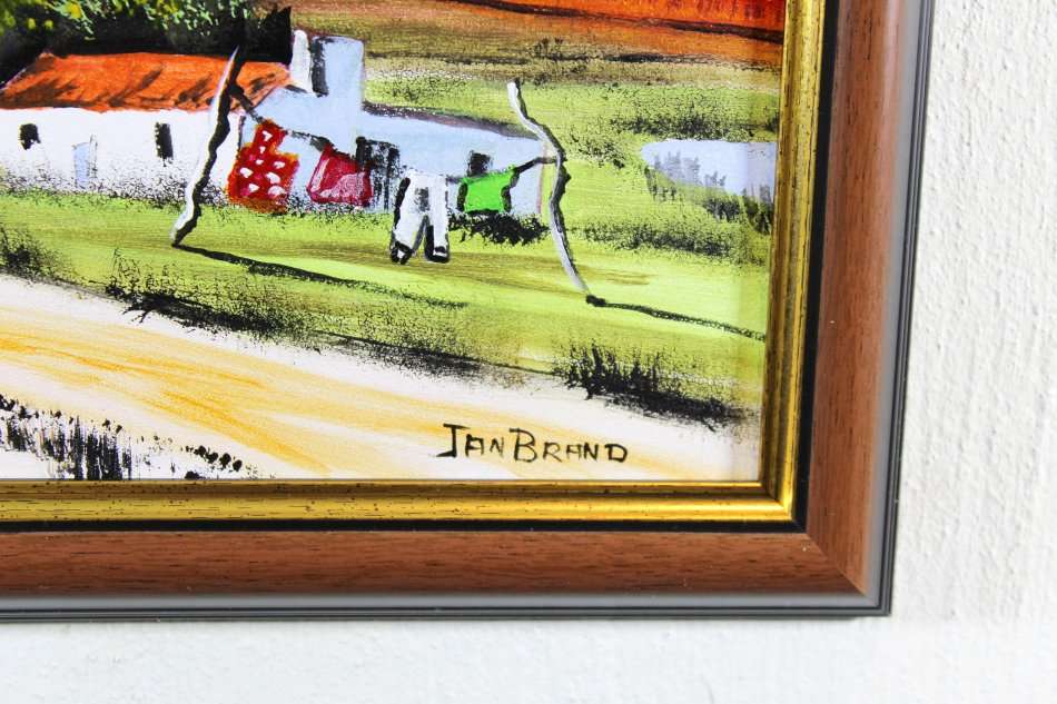 Jan Brand - Dirt road to the farm lands - Magnificent art!! - Bid now!