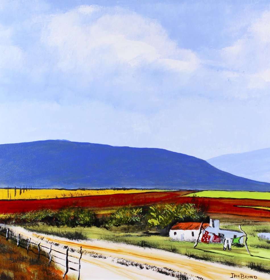 Jan Brand - Dirt road to the farm lands - Magnificent art!! - Bid now!