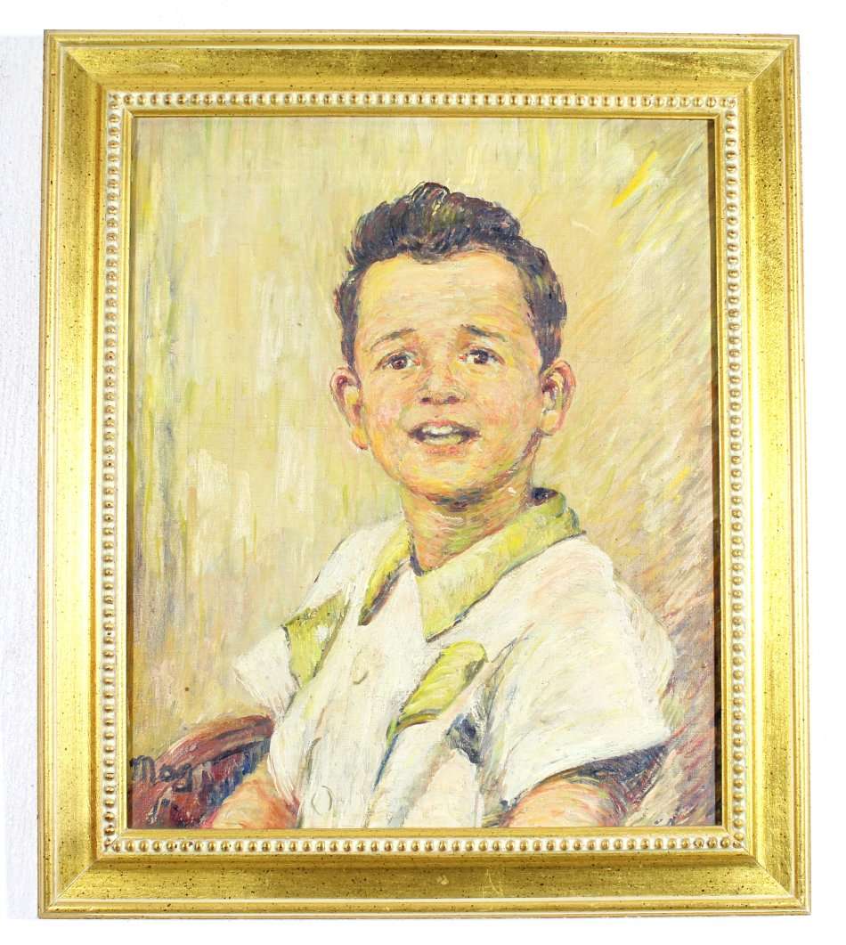 Mog - Portrait of a boy - Stunning!! - Low price! - Bid now!!