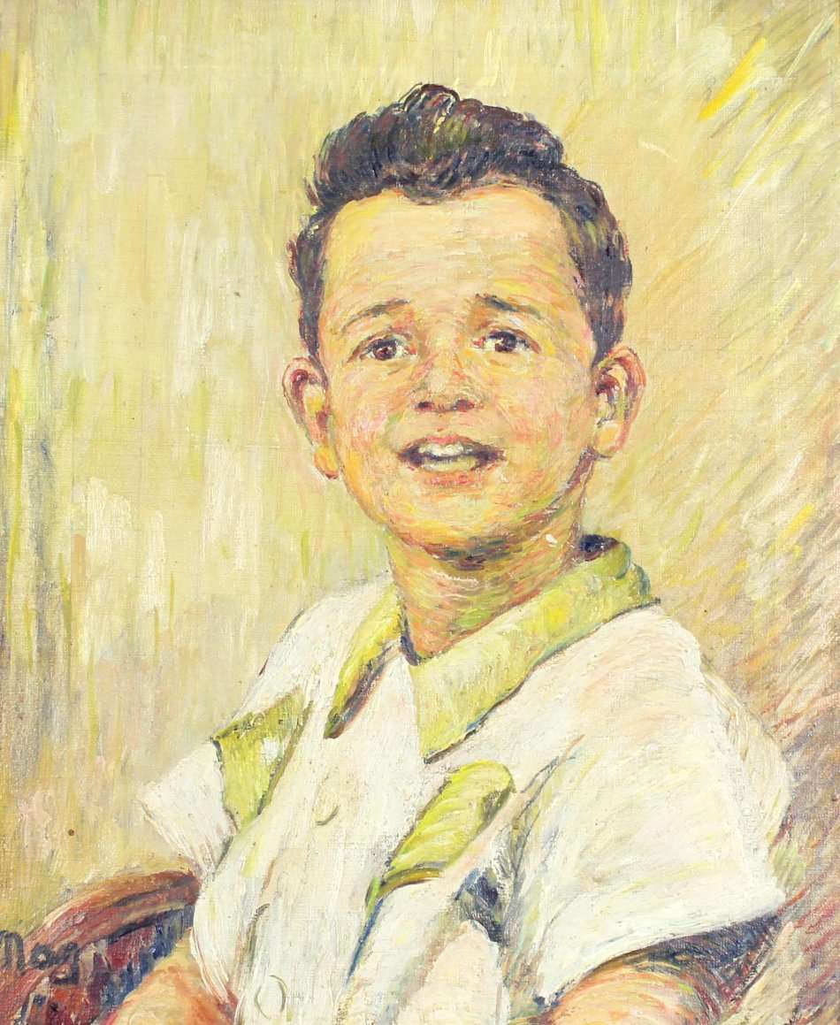 Mog - Portrait of a boy - Stunning!! - Low price! - Bid now!!