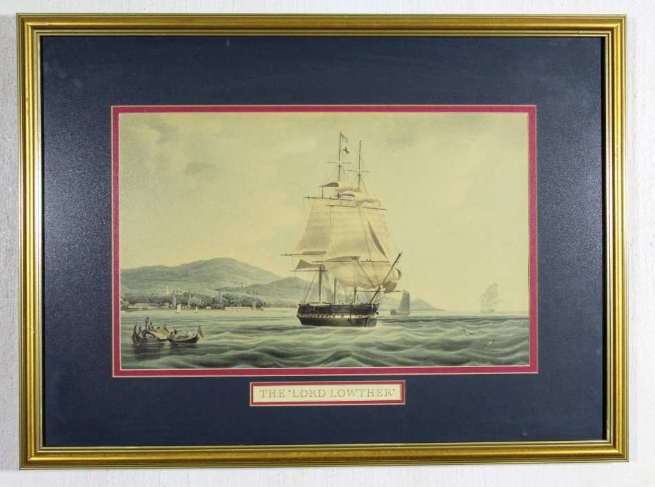 Three ship prints - Lord Lowther, Windsor Castle & Ethiopian - Beautiful!! - Low price! - Bid now!!