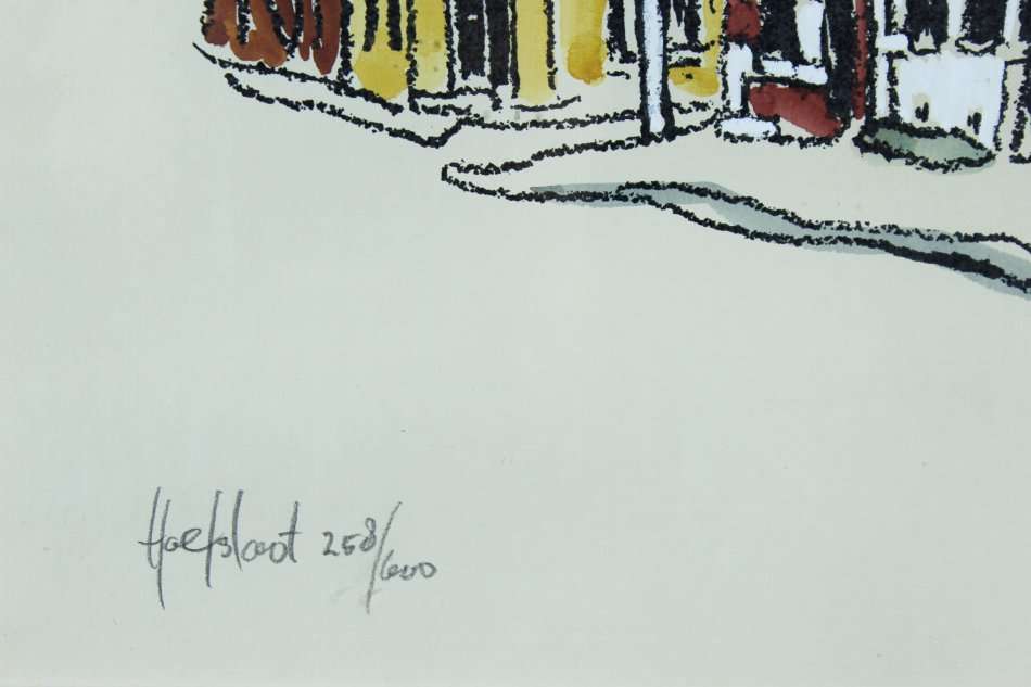 Ted Hoefsloot - Error Street, New Doornfontein - Beautiful limited edition print - Bid now!