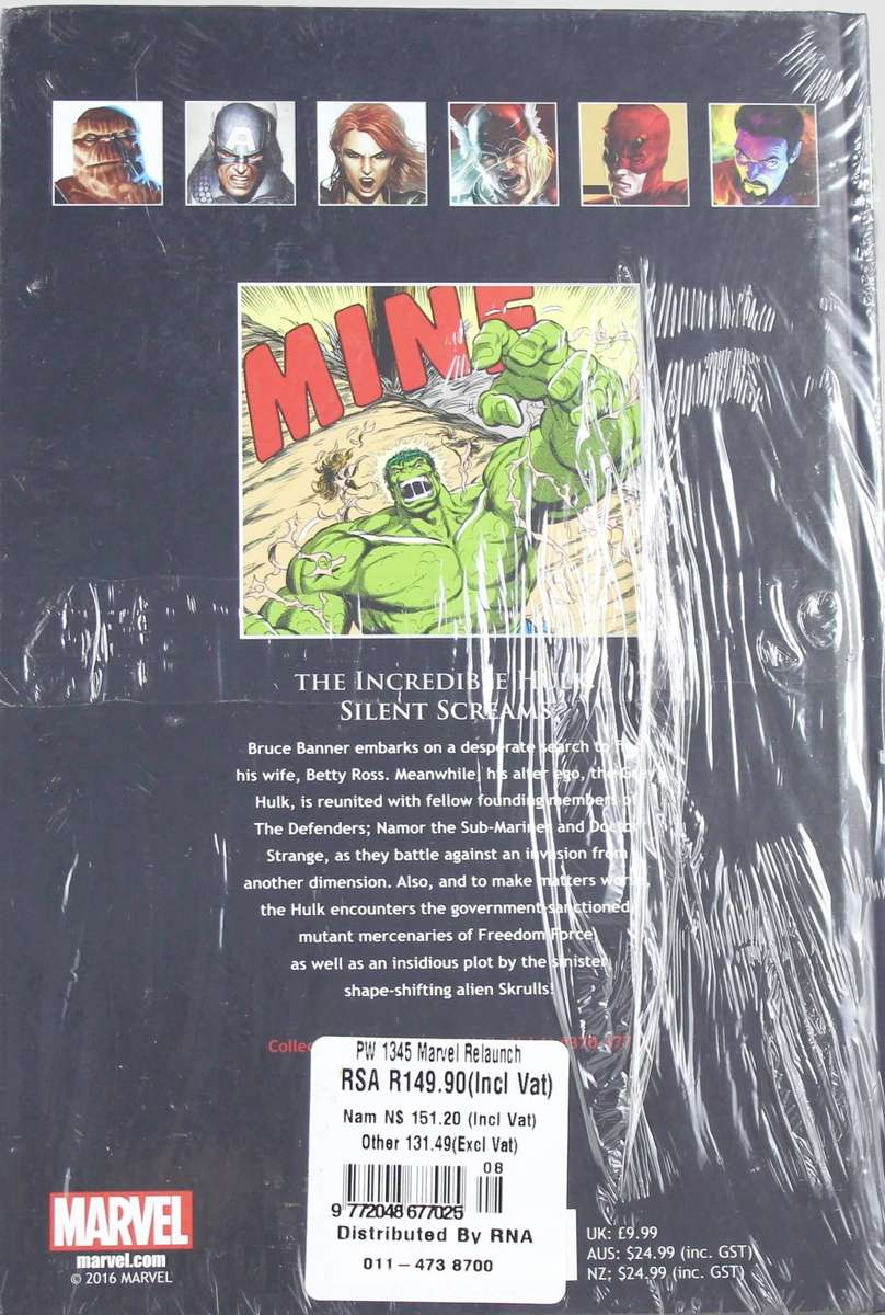 Marvel Ultimate Graphic Novel - The Incredible Hulk - Silent Screams - Book #51 - Bid Now!