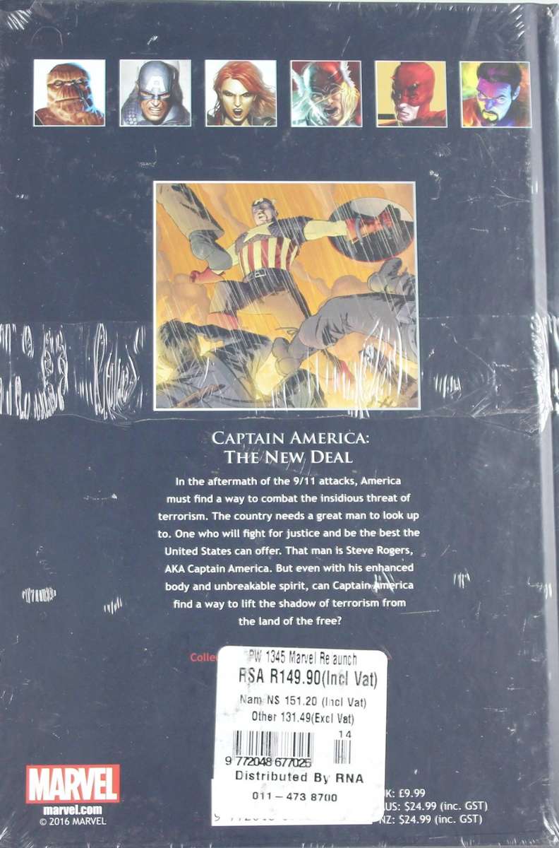 Marvel Ultimate Graphic Novel - Captain America - The New Deal - Book #67 - Bid Now!