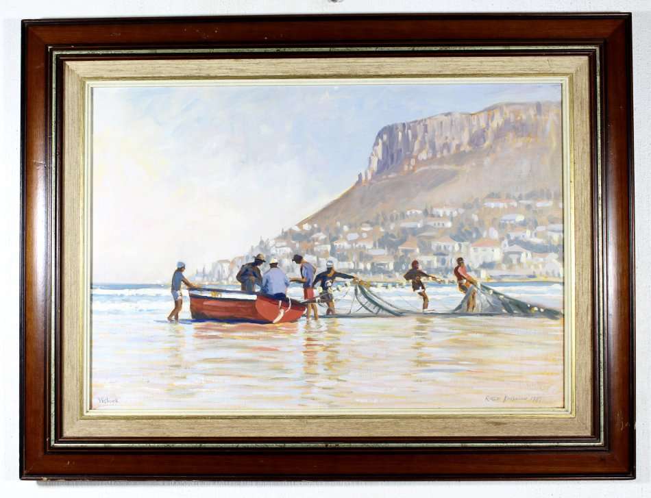 Roelof Rossouw - Vishoek - Magnificent investment art!! Bid now! *Free courier!
