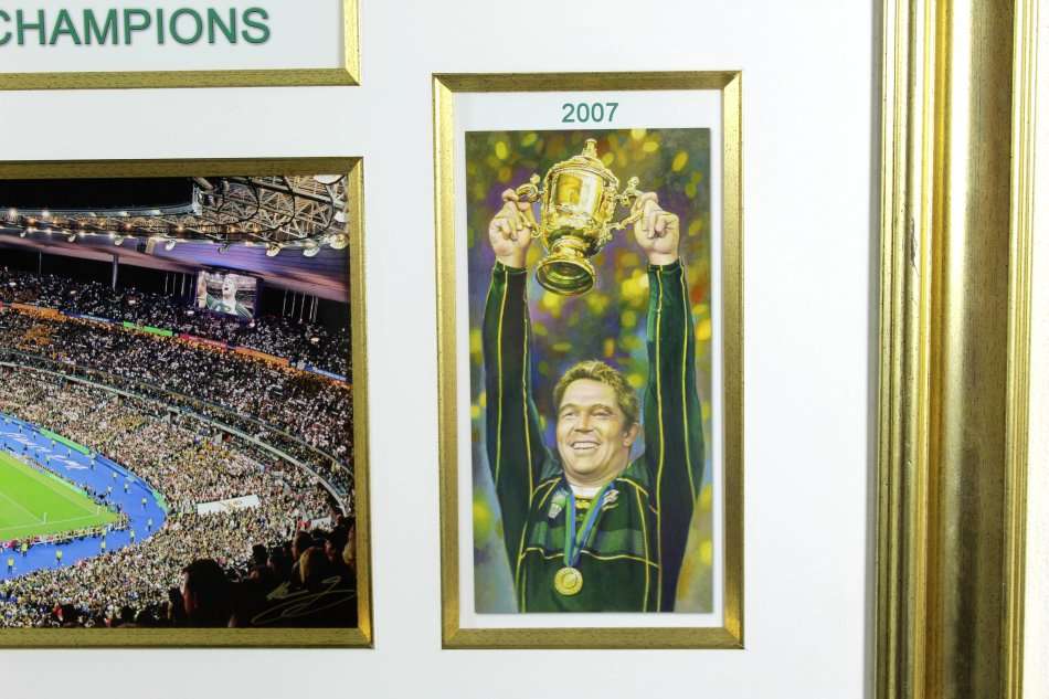 Rugby World Cup Champions - 1995 & 2007 - A special limited edition with certificate - Bid now!