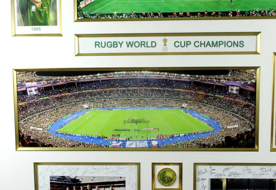 Rugby World Cup Champions - 1995 & 2007 - A special limited edition with certificate - Bid now!