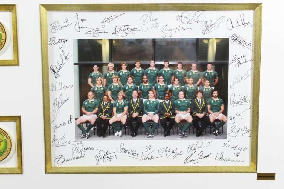 Rugby World Cup Champions - 1995 & 2007 - A special limited edition with certificate - Bid now!