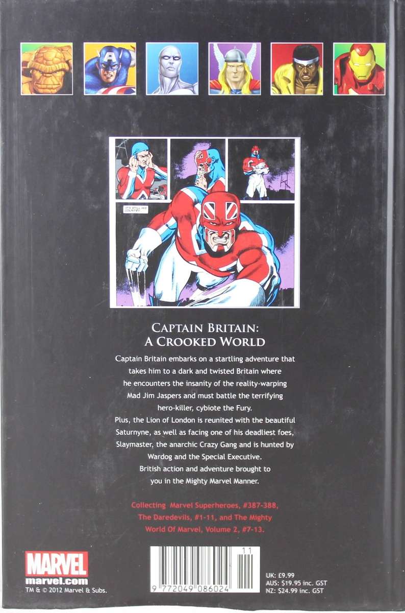 Marvel Ultimate Graphic Novels - Captain Britain - A Crooked World - Book #3