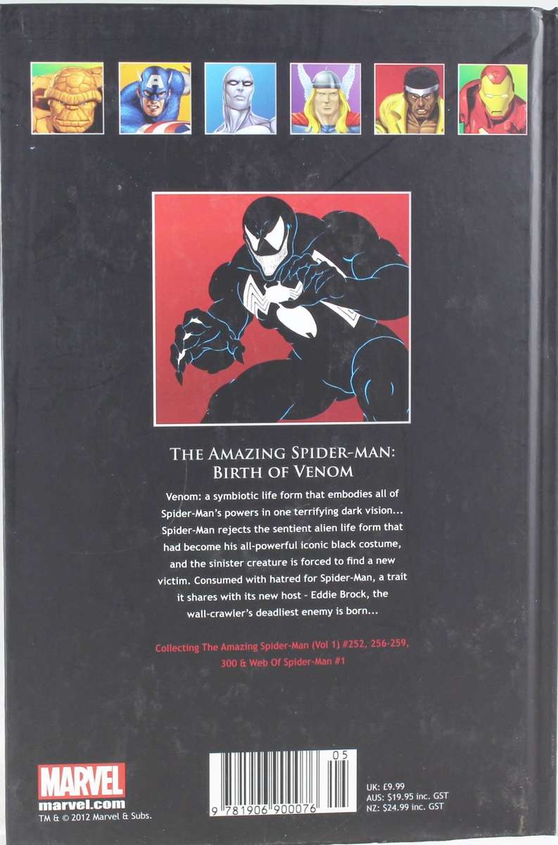 Marvel Ultimate Graphic Novels - Spiderman - Birth of Venom - Book #9 - Bid Now!