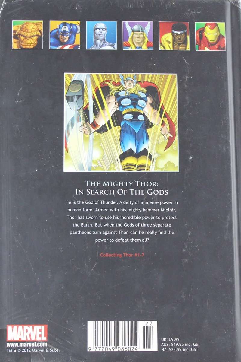Marvel Ultimate Graphic Novels - Thor - In Search Of The Gods - Book #16 - Bid Now!