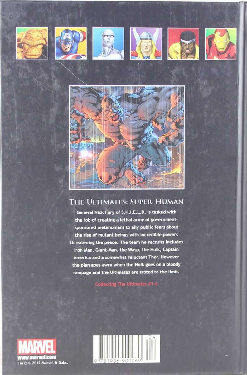 Marvel Ultimate Graphic Novels - The Ultimates - Super Human - Book #28 - Bid Now!