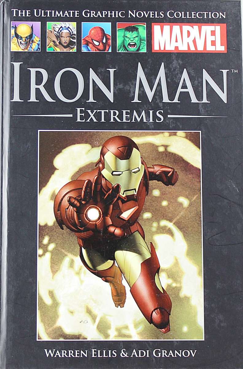 Marvel Ultimate Graphic Novels - Iron Man - Extremis - Book #43 - Bid Now!