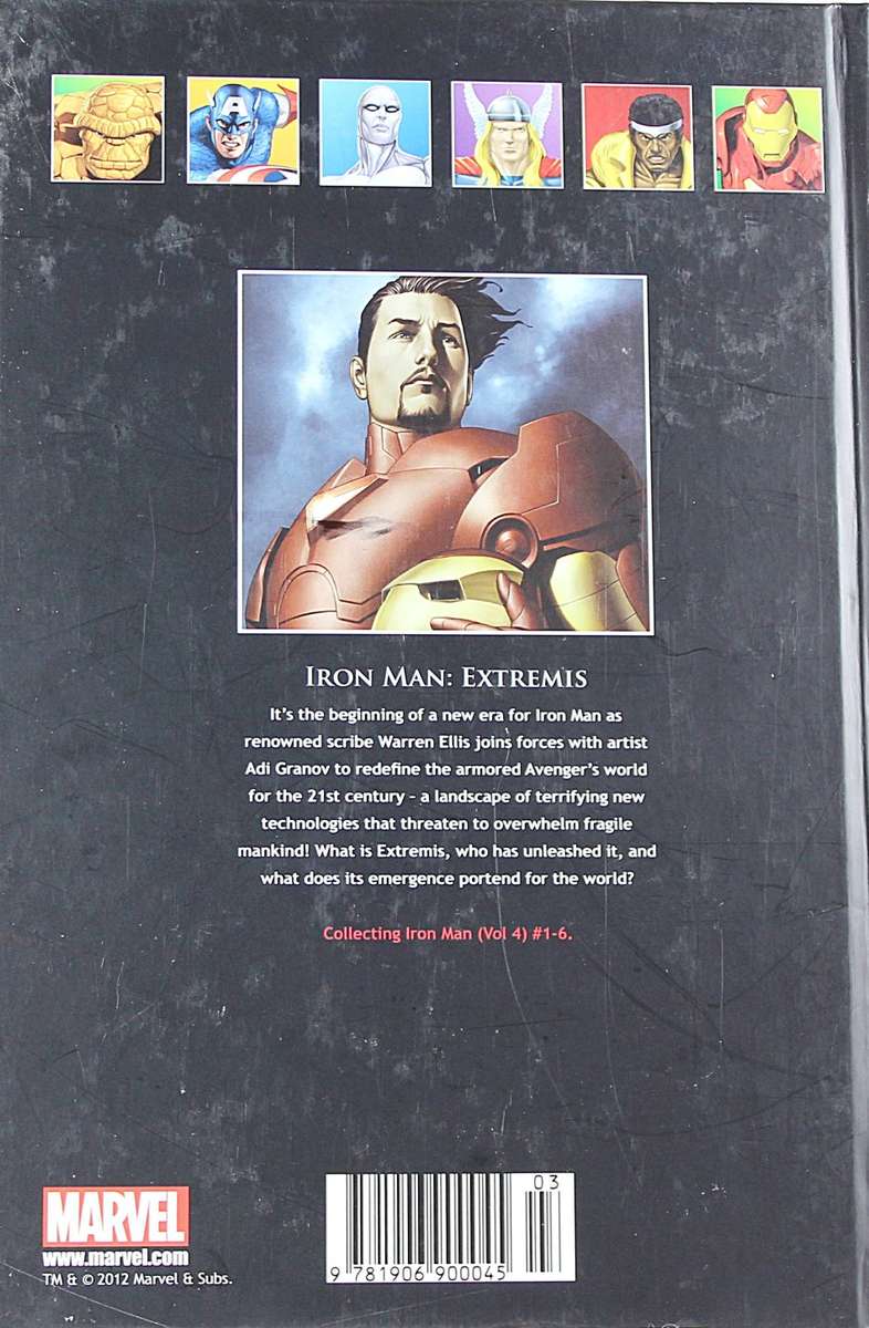 Marvel Ultimate Graphic Novels - Iron Man - Extremis - Book #43 - Bid Now!