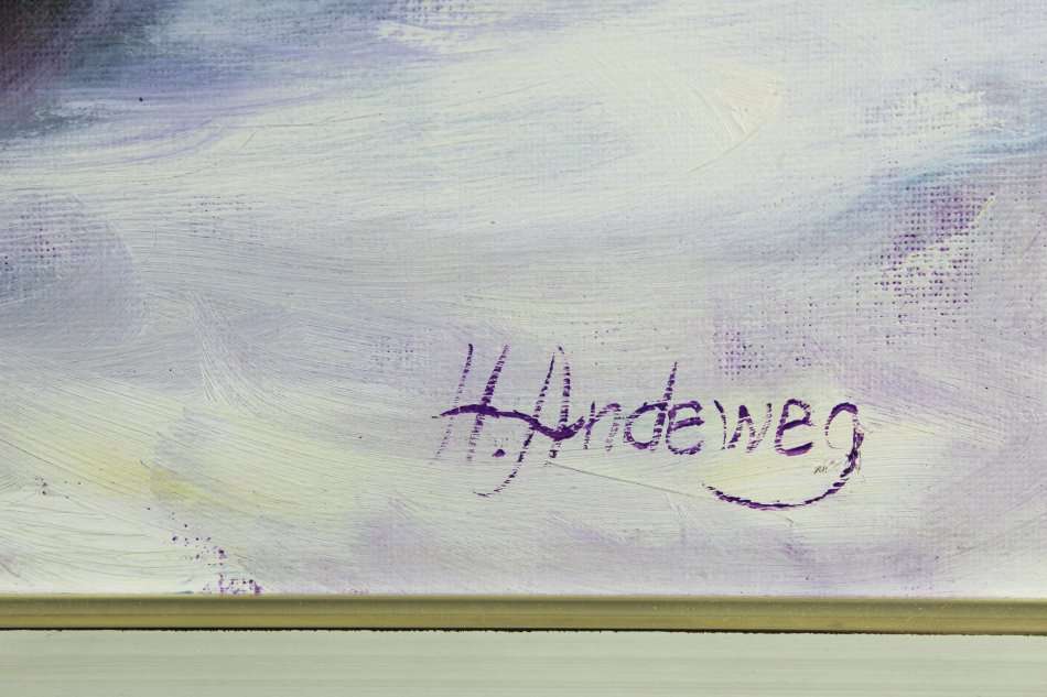 H Andeweg - Still life flowers - A beautiful painting!! Bid now!!