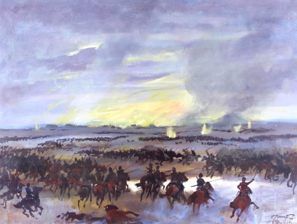 Victor Ivanoff - The battle of Kursk - A stunning painting!! - Bid now!! *Free Courier
